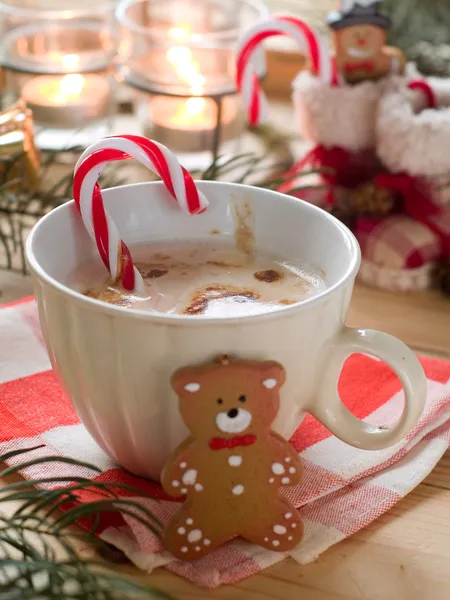 Hot cocoa drink — Stock Photo, Image