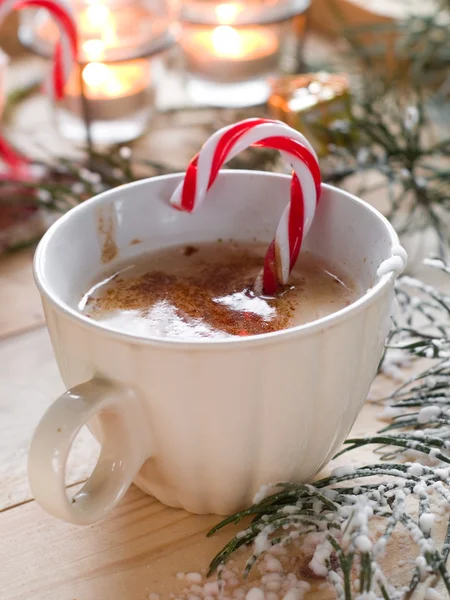 Hot cocoa drink — Stock Photo, Image