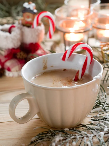 Sıcak kakao içecek — Stok fotoğraf