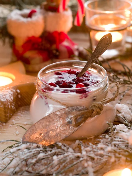 Yoghurt dessert — Stockfoto