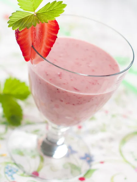 Aardbeiensmoothie — Stockfoto