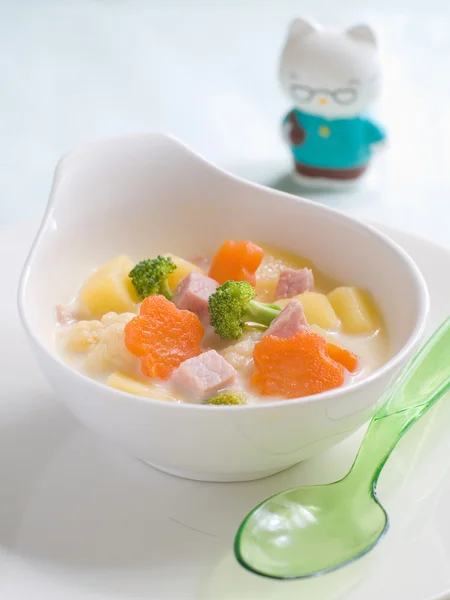 Suppe für Baby — Stockfoto