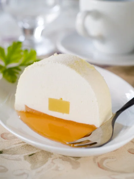 Tranche de gâteau au fromage — Photo