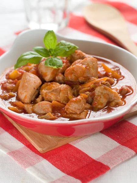 Provencial chicken stew — Stock Photo, Image