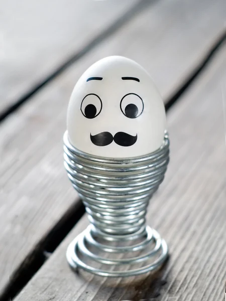 Easter hipster egg — Stock Photo, Image