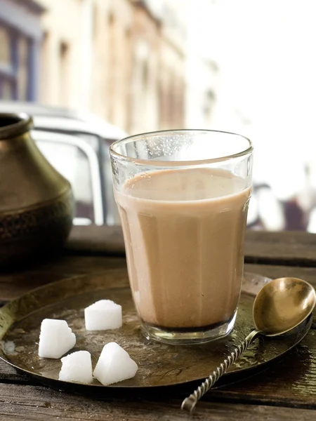 Káva s mlékem — Stock fotografie