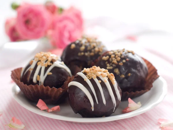 Doces de chocolate — Fotografia de Stock