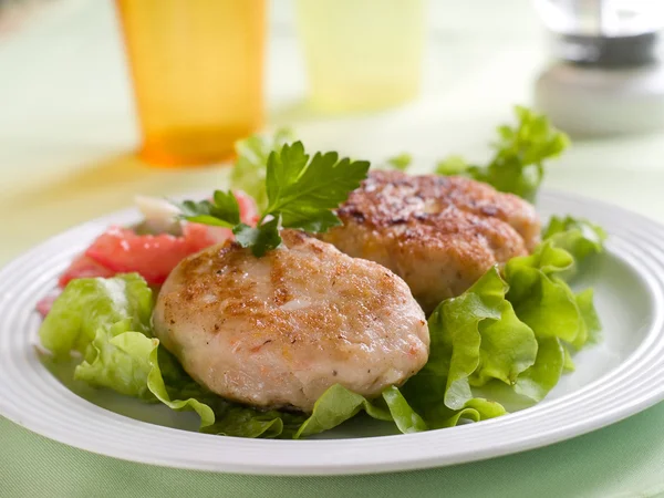 Fish or meat rissole — Stock Photo, Image