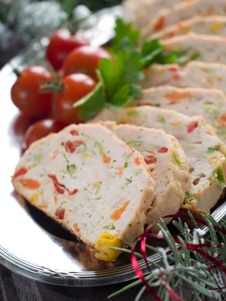 Chicken meatloaf — Stock Photo, Image