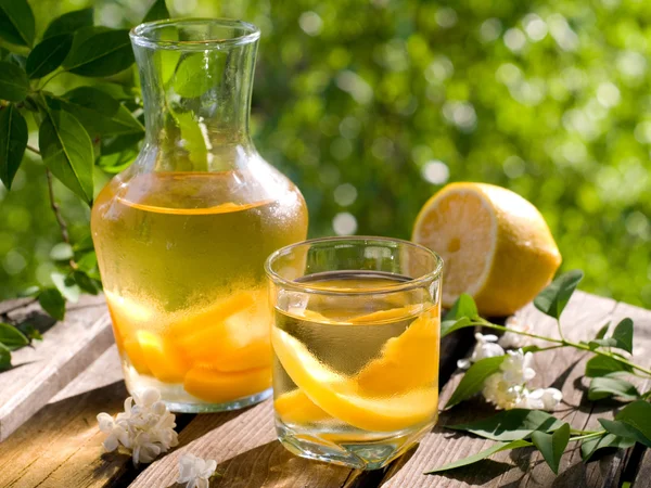 Fruit lemonade or Sangria — Stock Photo, Image