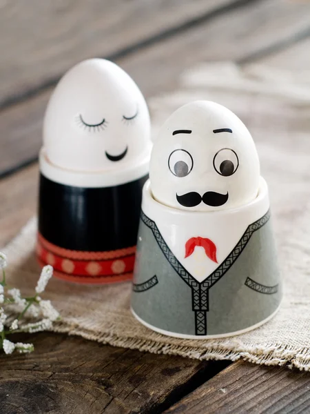 Hipster eggs — Stock Photo, Image