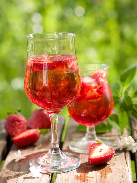 Gyümölcs limonádé vagy sangria — Stock Fotó