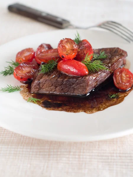 Bife de bovino — Fotografia de Stock