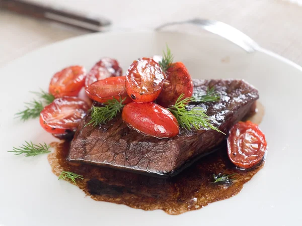 Bife de bovino — Fotografia de Stock