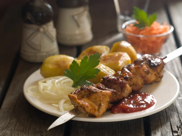 Carne kebab — Foto Stock
