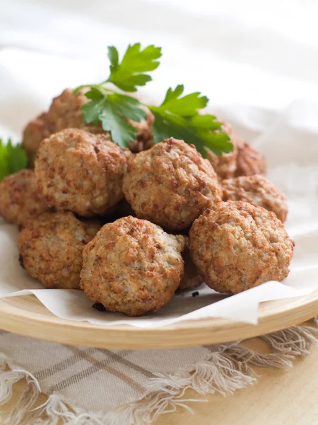 Chicken meatballs — Stock Photo, Image