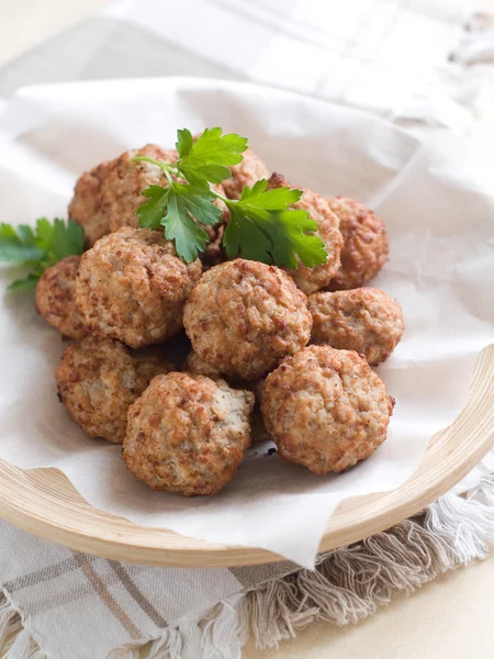 Kyckling köttbullar — Stockfoto