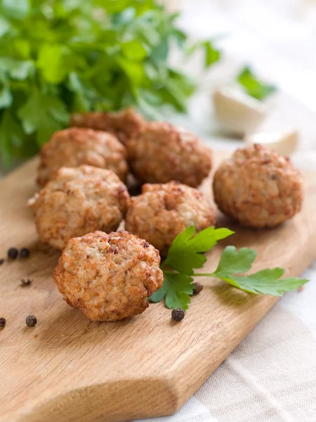 Kyckling köttbullar — Stockfoto