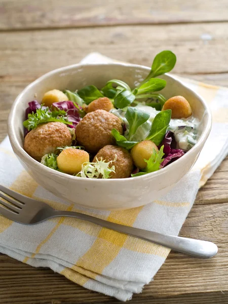 Meatballs and potato — Stock Photo, Image