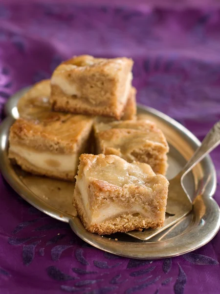 Blondie with banana — Stock Photo, Image