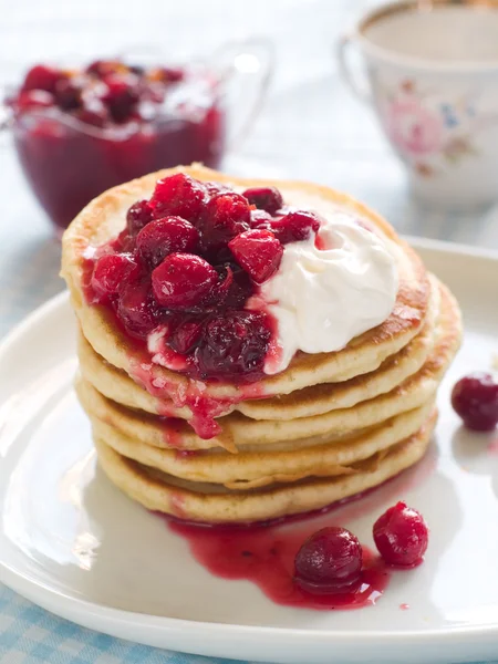 Homemade pancakes — Stock Photo, Image