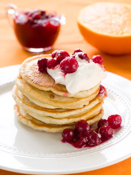 Homemade pancakes — Stock Photo, Image