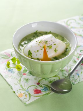 Sebze kremalı çorba. 