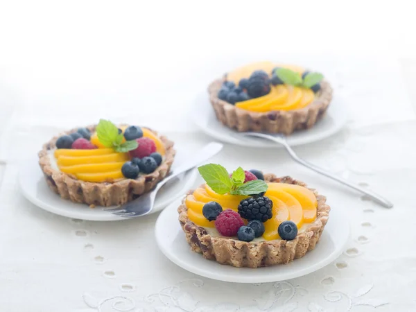 Tartes aux baies fraîches — Photo