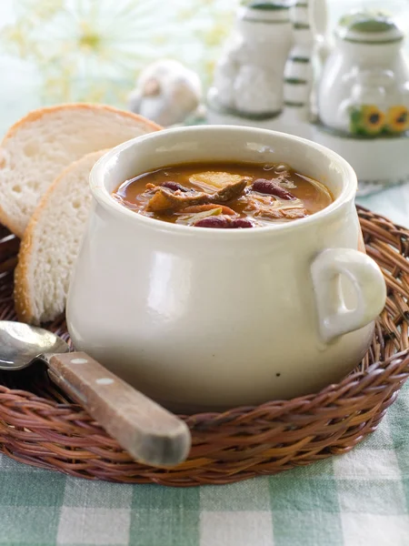 Chili bean soup — Stock Photo, Image