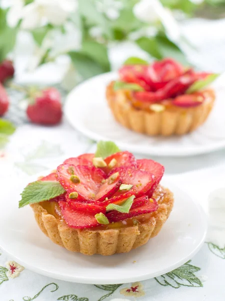 Torta de morango — Fotografia de Stock