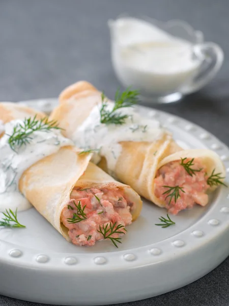 Panqueque relleno — Foto de Stock