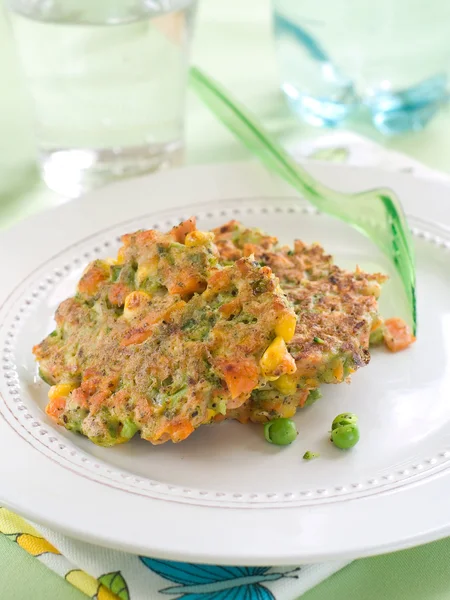 Vegetable pancakes — Stock Photo, Image