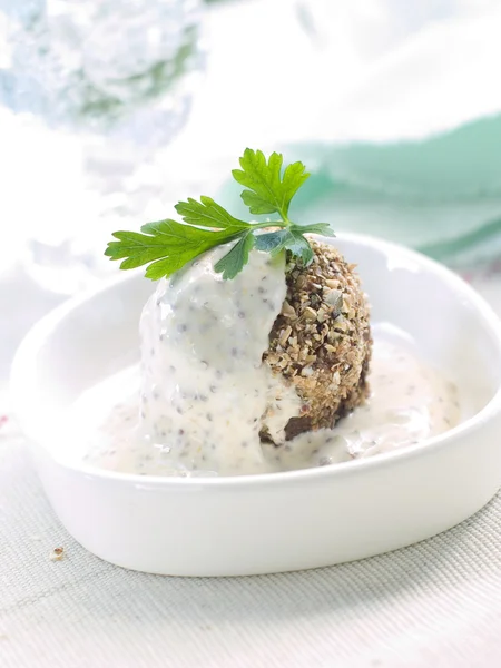 Minced meat ball — Stock Photo, Image