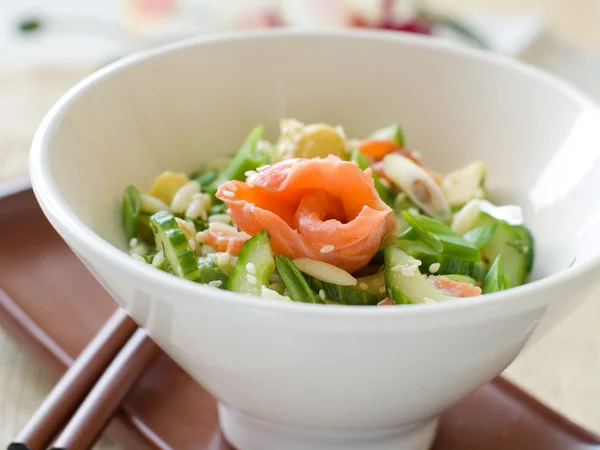 Salada de pepino fresco — Fotografia de Stock