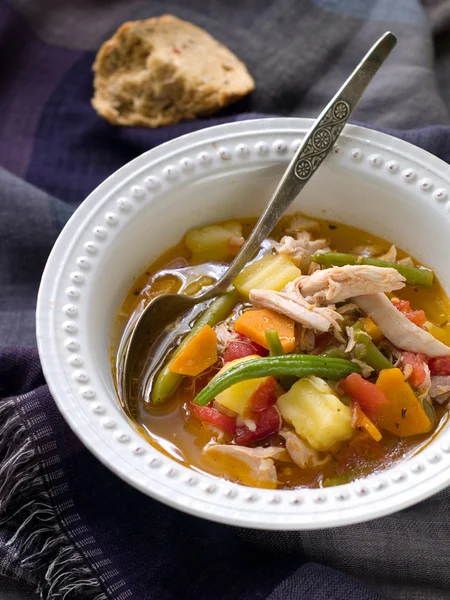 Sopa de pollo — Foto de Stock