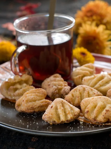 Cookies et thé — Photo