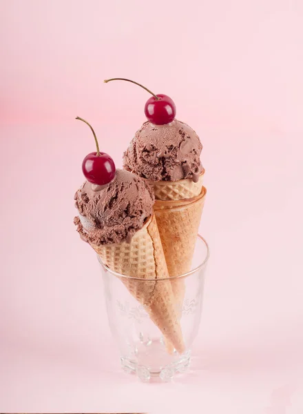 Helado de chocolate — Foto de Stock