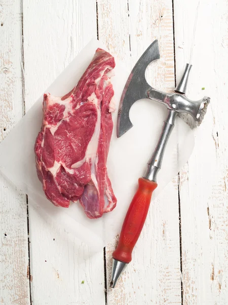 Bife de carne fresca — Fotografia de Stock