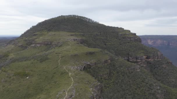 Drone Εναέρια Πλάνα Από Mount Banks Στο Explorers Range Μετά — Αρχείο Βίντεο