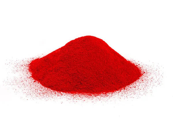Edible Red Powder Extracted Saffron Photo Lots Details Cooking Additive — Stock Photo, Image