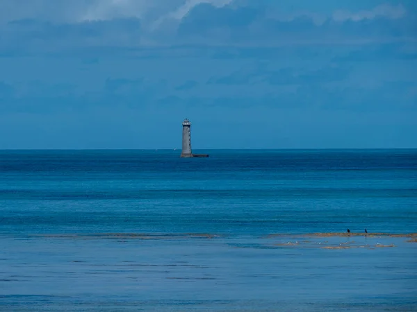 Lighthouse Island Ile France Phare Des Baleines — Stock Photo, Image