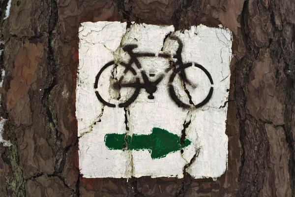 Radweg — Stockfoto