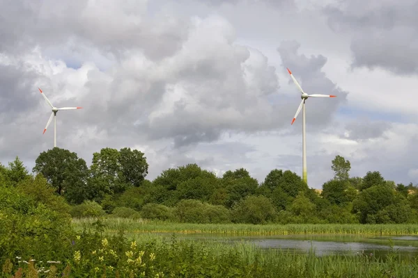 Vindkraftverk — Stockfoto