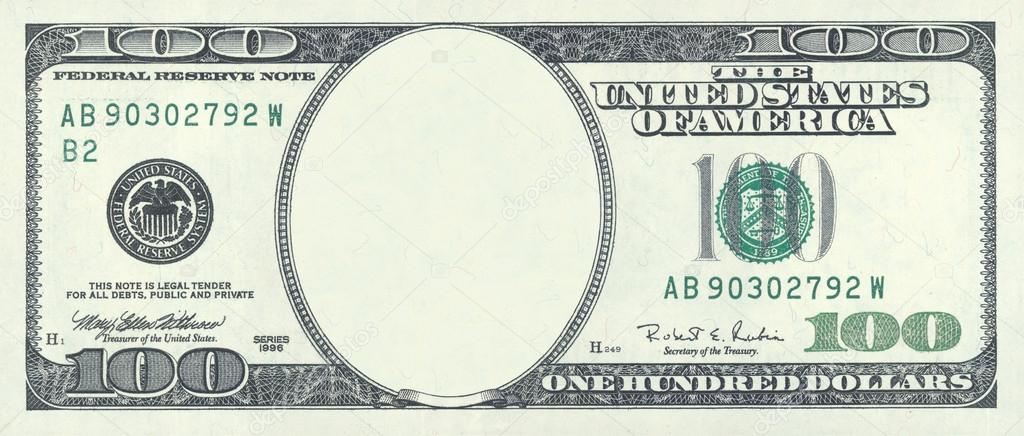 hundred dollar blank