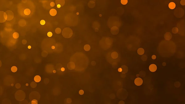 gold particles abstract background with shining golden Floating Dust Particles Flare Bokeh star on Black Background. Futuristic glittering in space.