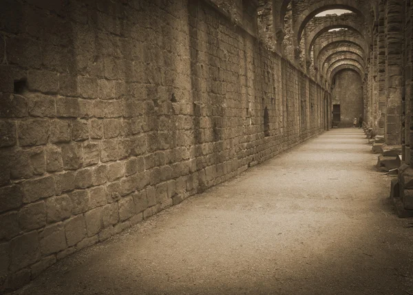 Fountains Abbey arches — Stock Photo, Image