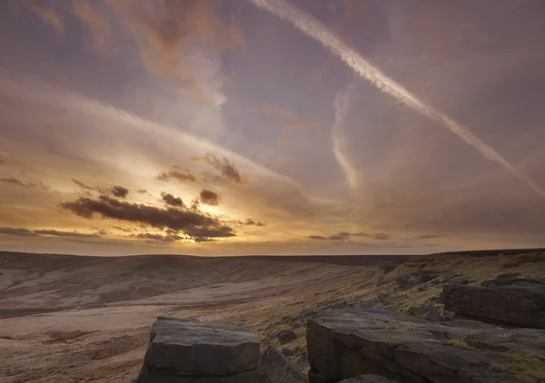 Buckstone rand zonsondergang — Stockfoto