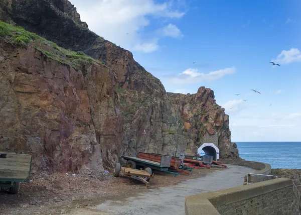 Escena costera en Sark — Foto de Stock