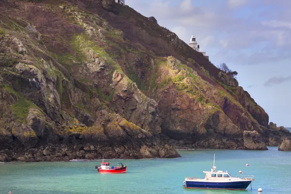 Escena costera en Sark — Foto de Stock