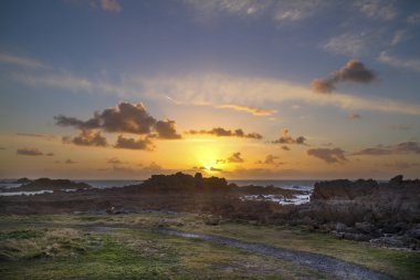 gün batımı guernsey